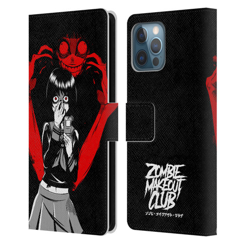 Zombie Makeout Club Art Selfie Leather Book Wallet Case Cover For Apple iPhone 12 Pro Max