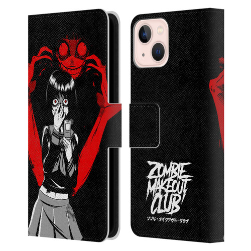 Zombie Makeout Club Art Selfie Leather Book Wallet Case Cover For Apple iPhone 13
