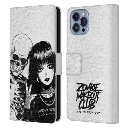 Zombie Makeout Club Art Forever Knows Best Leather Book Wallet Case Cover For Apple iPhone 14