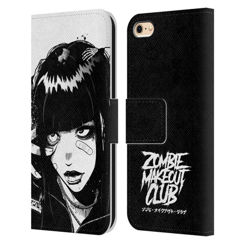 Zombie Makeout Club Art See Thru You Leather Book Wallet Case Cover For Apple iPhone 6 / iPhone 6s