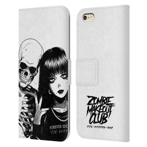 Zombie Makeout Club Art Forever Knows Best Leather Book Wallet Case Cover For Apple iPhone 6 Plus / iPhone 6s Plus