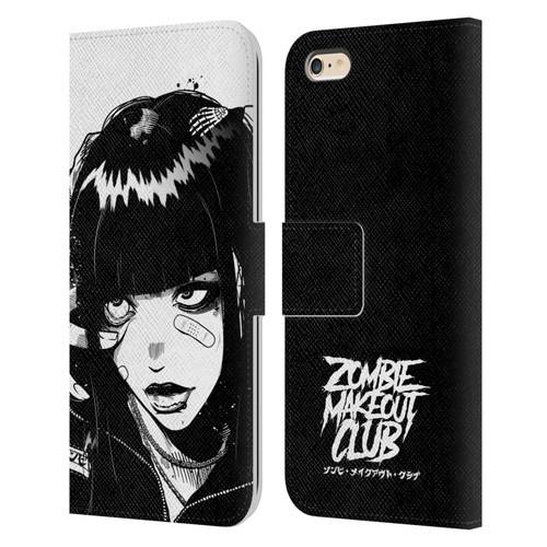 Zombie Makeout Club Art See Thru You Leather Book Wallet Case Cover For Apple iPhone 6 Plus / iPhone 6s Plus