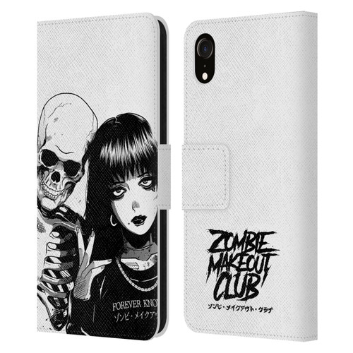 Zombie Makeout Club Art Forever Knows Best Leather Book Wallet Case Cover For Apple iPhone XR