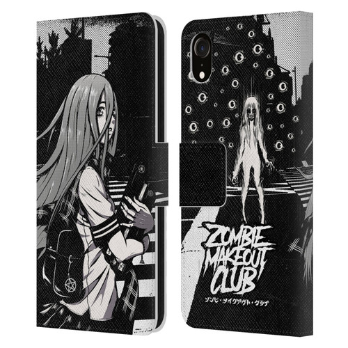 Zombie Makeout Club Art They Are Watching Leather Book Wallet Case Cover For Apple iPhone XR