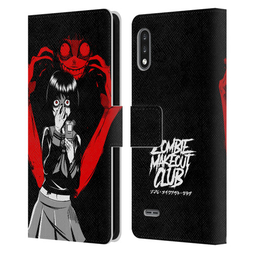 Zombie Makeout Club Art Selfie Leather Book Wallet Case Cover For LG K22