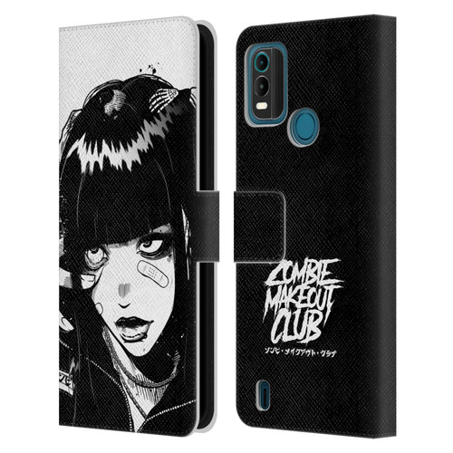 Zombie Makeout Club Art See Thru You Leather Book Wallet Case Cover For Nokia G11 Plus