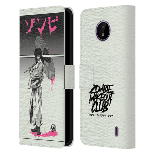 Zombie Makeout Club Art Chance Of Rain Leather Book Wallet Case Cover For Nokia C10 / C20