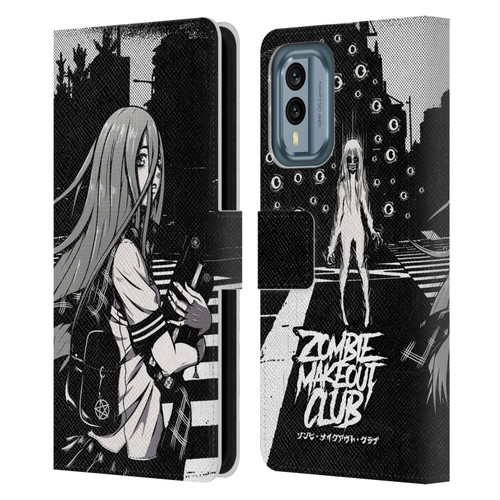 Zombie Makeout Club Art They Are Watching Leather Book Wallet Case Cover For Nokia X30