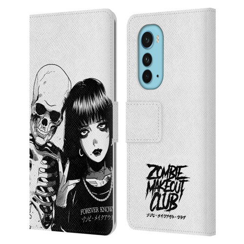 Zombie Makeout Club Art Forever Knows Best Leather Book Wallet Case Cover For Motorola Edge (2022)