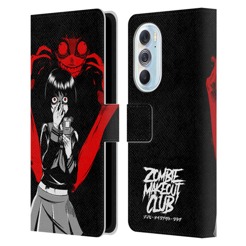 Zombie Makeout Club Art Selfie Leather Book Wallet Case Cover For Motorola Edge X30