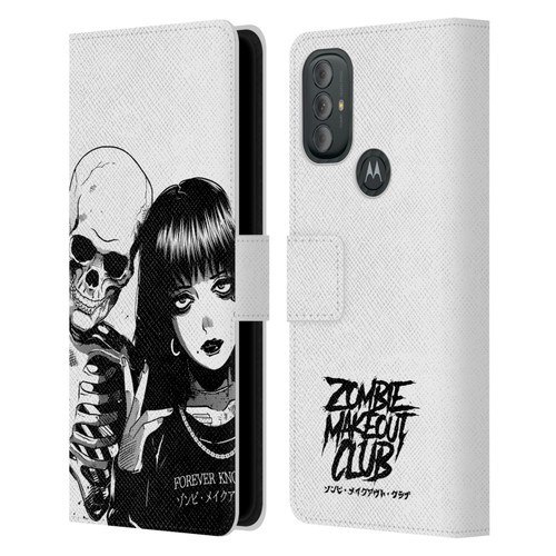 Zombie Makeout Club Art Forever Knows Best Leather Book Wallet Case Cover For Motorola Moto G10 / Moto G20 / Moto G30