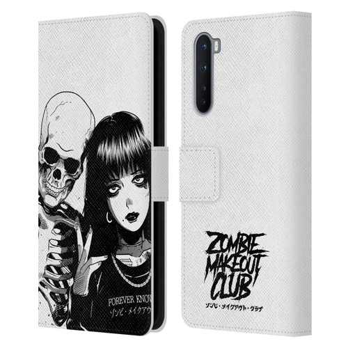 Zombie Makeout Club Art Forever Knows Best Leather Book Wallet Case Cover For OnePlus Nord 5G
