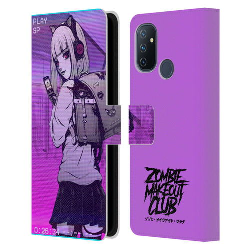 Zombie Makeout Club Art Drama Rides On My Back Leather Book Wallet Case Cover For OnePlus Nord N100