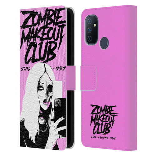 Zombie Makeout Club Art Selfie Skull Leather Book Wallet Case Cover For OnePlus Nord N100