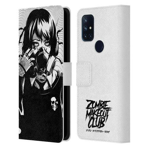 Zombie Makeout Club Art Facepiece Leather Book Wallet Case Cover For OnePlus Nord N10 5G