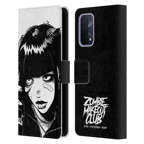 Zombie Makeout Club Art See Thru You Leather Book Wallet Case Cover For OPPO A54 5G