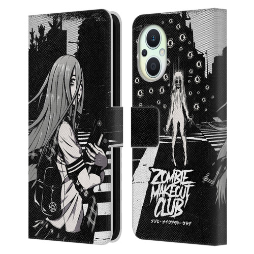 Zombie Makeout Club Art They Are Watching Leather Book Wallet Case Cover For OPPO Reno8 Lite