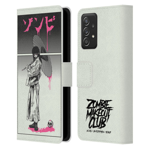 Zombie Makeout Club Art Chance Of Rain Leather Book Wallet Case Cover For Samsung Galaxy A52 / A52s / 5G (2021)