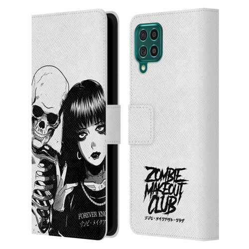 Zombie Makeout Club Art Forever Knows Best Leather Book Wallet Case Cover For Samsung Galaxy F62 (2021)