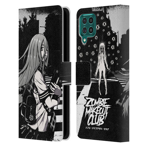 Zombie Makeout Club Art They Are Watching Leather Book Wallet Case Cover For Samsung Galaxy F62 (2021)