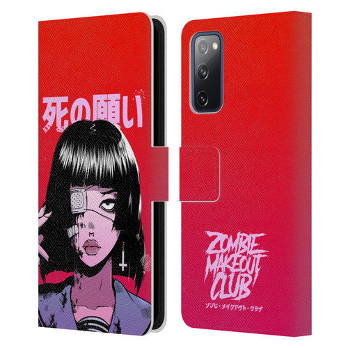 Zombie Makeout Club Art Eye Patch Leather Book Wallet Case Cover For Samsung Galaxy S20 FE / 5G