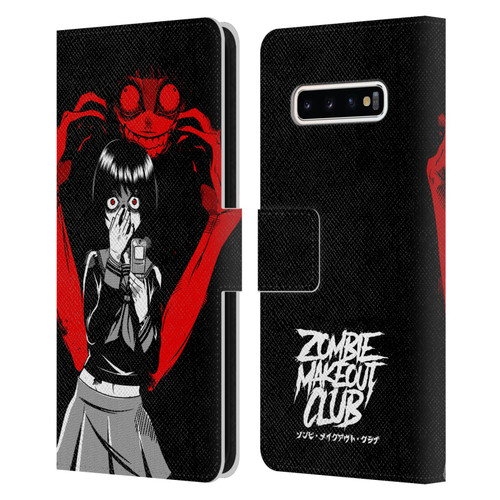 Zombie Makeout Club Art Selfie Leather Book Wallet Case Cover For Samsung Galaxy S10+ / S10 Plus