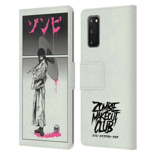 Zombie Makeout Club Art Chance Of Rain Leather Book Wallet Case Cover For Samsung Galaxy S20 / S20 5G