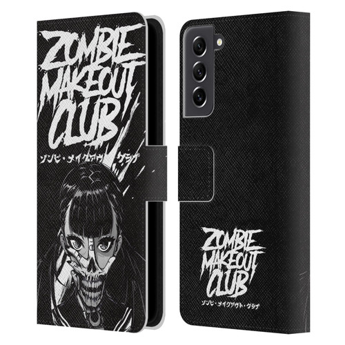 Zombie Makeout Club Art Face Off Leather Book Wallet Case Cover For Samsung Galaxy S21 FE 5G