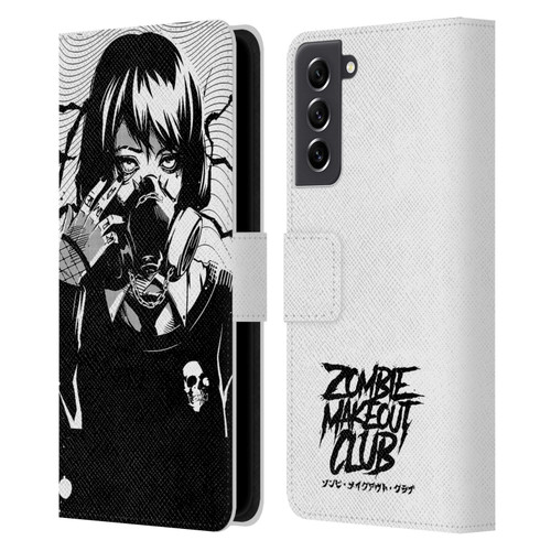 Zombie Makeout Club Art Facepiece Leather Book Wallet Case Cover For Samsung Galaxy S21 FE 5G