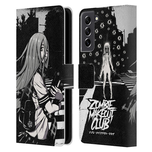 Zombie Makeout Club Art They Are Watching Leather Book Wallet Case Cover For Samsung Galaxy S21 FE 5G
