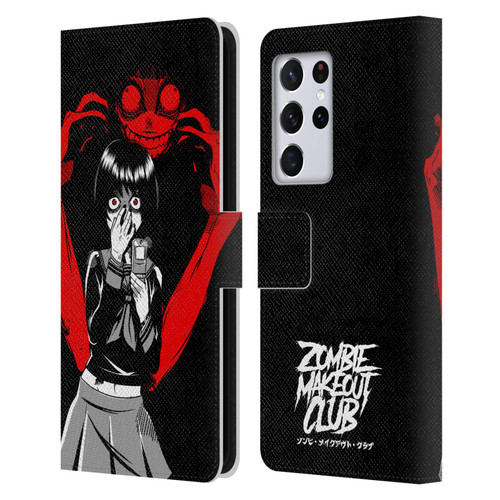 Zombie Makeout Club Art Selfie Leather Book Wallet Case Cover For Samsung Galaxy S21 Ultra 5G