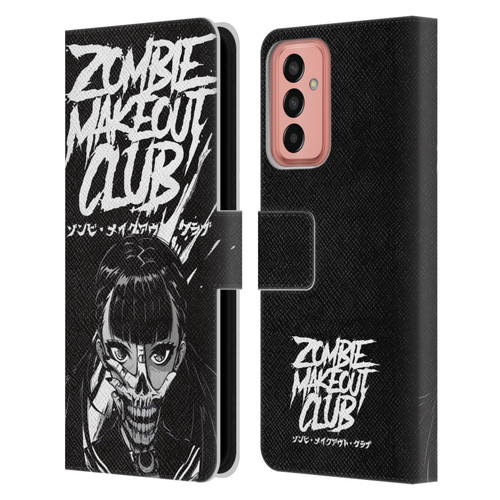 Zombie Makeout Club Art Face Off Leather Book Wallet Case Cover For Samsung Galaxy M13 (2022)