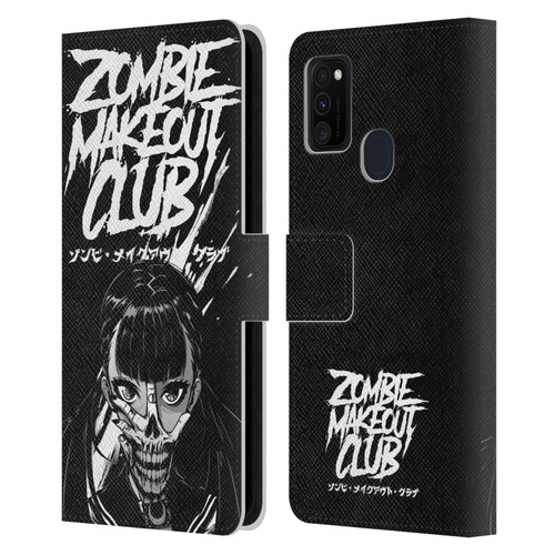 Zombie Makeout Club Art Face Off Leather Book Wallet Case Cover For Samsung Galaxy M30s (2019)/M21 (2020)