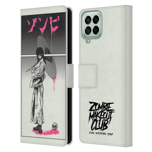 Zombie Makeout Club Art Chance Of Rain Leather Book Wallet Case Cover For Samsung Galaxy M33 (2022)