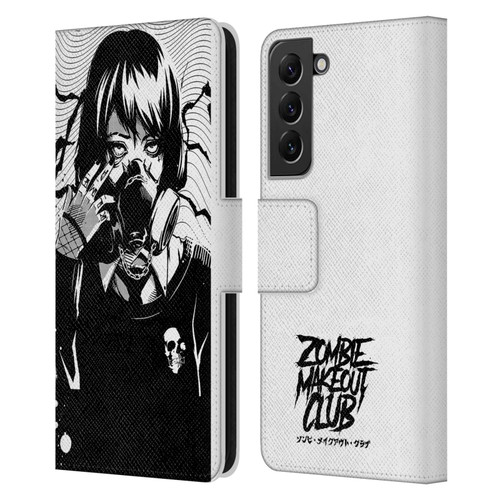 Zombie Makeout Club Art Facepiece Leather Book Wallet Case Cover For Samsung Galaxy S22+ 5G