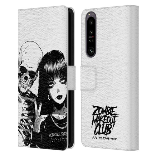 Zombie Makeout Club Art Forever Knows Best Leather Book Wallet Case Cover For Sony Xperia 1 IV