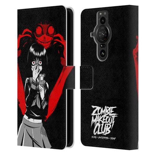 Zombie Makeout Club Art Selfie Leather Book Wallet Case Cover For Sony Xperia Pro-I