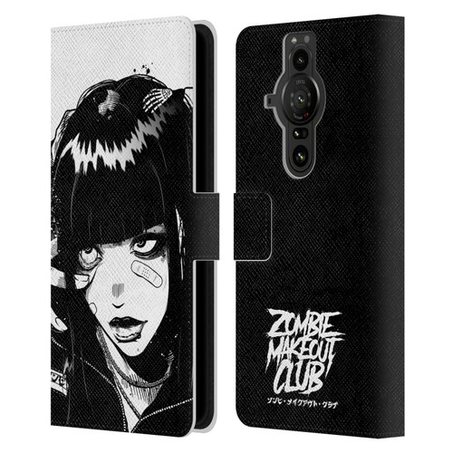 Zombie Makeout Club Art See Thru You Leather Book Wallet Case Cover For Sony Xperia Pro-I