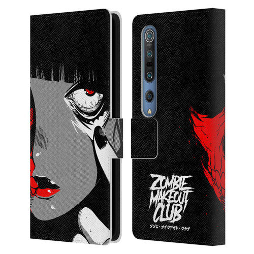 Zombie Makeout Club Art Eye Leather Book Wallet Case Cover For Xiaomi Mi 10 5G / Mi 10 Pro 5G