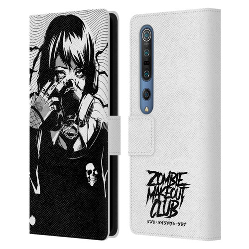 Zombie Makeout Club Art Facepiece Leather Book Wallet Case Cover For Xiaomi Mi 10 5G / Mi 10 Pro 5G