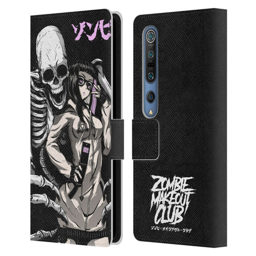 Zombie Makeout Club Art Stop Drop Selfie Leather Book Wallet Case Cover For Xiaomi Mi 10 5G / Mi 10 Pro 5G