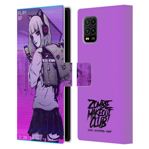 Zombie Makeout Club Art Drama Rides On My Back Leather Book Wallet Case Cover For Xiaomi Mi 10 Lite 5G