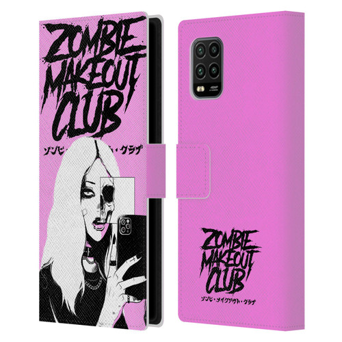Zombie Makeout Club Art Selfie Skull Leather Book Wallet Case Cover For Xiaomi Mi 10 Lite 5G