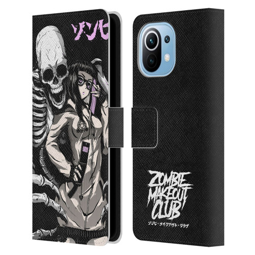 Zombie Makeout Club Art Stop Drop Selfie Leather Book Wallet Case Cover For Xiaomi Mi 11