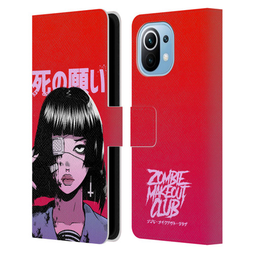 Zombie Makeout Club Art Eye Patch Leather Book Wallet Case Cover For Xiaomi Mi 11