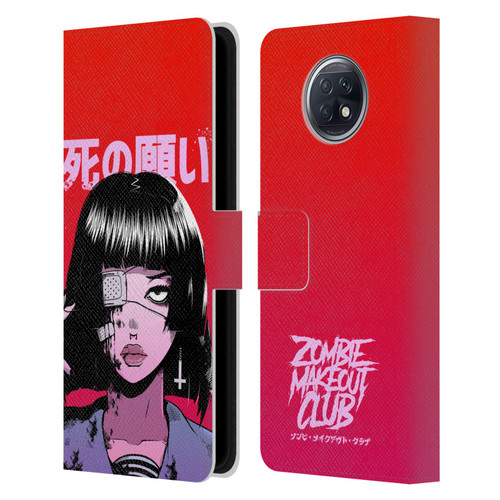 Zombie Makeout Club Art Eye Patch Leather Book Wallet Case Cover For Xiaomi Redmi Note 9T 5G