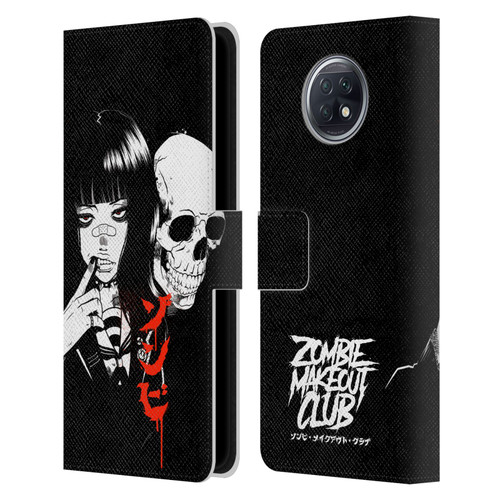 Zombie Makeout Club Art Girl And Skull Leather Book Wallet Case Cover For Xiaomi Redmi Note 9T 5G