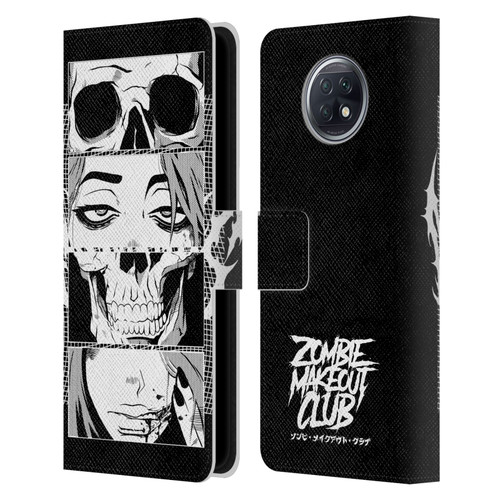 Zombie Makeout Club Art Skull Collage Leather Book Wallet Case Cover For Xiaomi Redmi Note 9T 5G