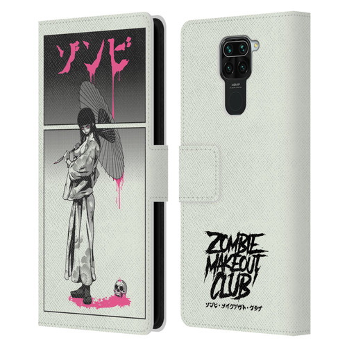 Zombie Makeout Club Art Chance Of Rain Leather Book Wallet Case Cover For Xiaomi Redmi Note 9 / Redmi 10X 4G