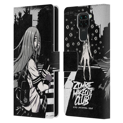 Zombie Makeout Club Art They Are Watching Leather Book Wallet Case Cover For Xiaomi Redmi Note 9 / Redmi 10X 4G